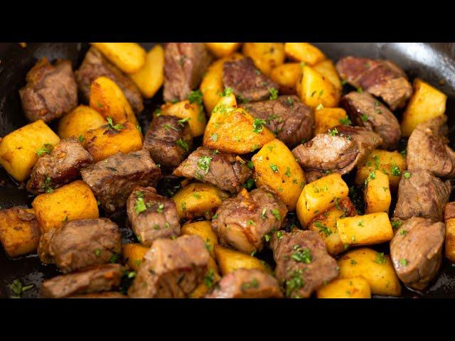 One-pan Asian Steak Bites and Potatoes