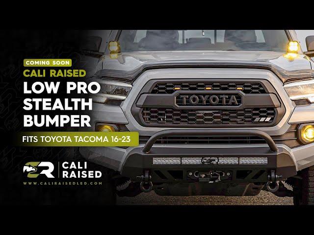 Cali Raised LED Toyota Tacoma Stealth Low Profile Bumper | Coming Soon