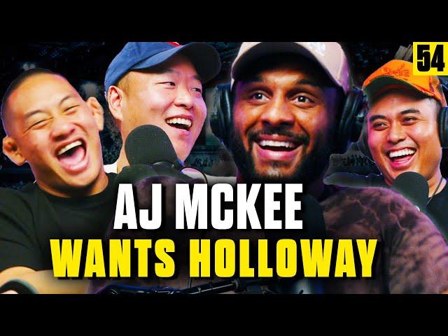 AJ McKee on FIGHT with Max Holloway, Francis Ngannou, and Soccer Kicks - Ep 54 - The Casuals MMA