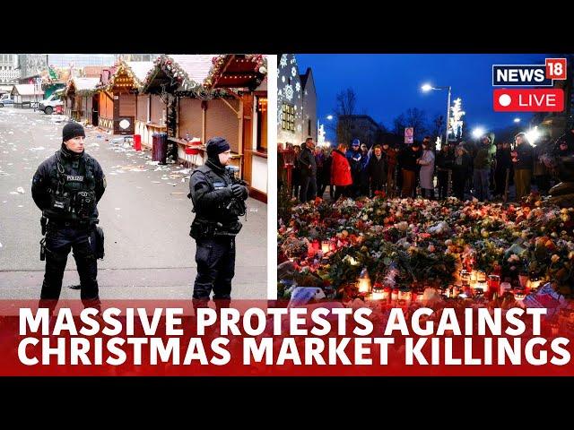 Christmas Market Attack In Germany Live | Massive Protests Against Christmas Market Killings |N18G