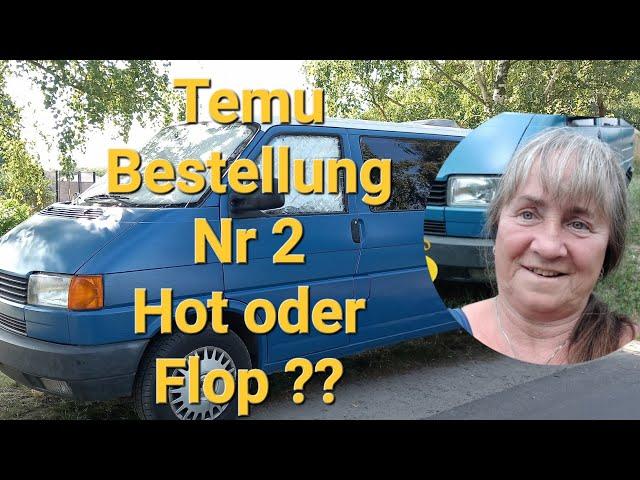 Unboxing Temu Bestellung  tolles für meinen VW T4 Spot billig bin sehr zufrieden Zubehör Bulli