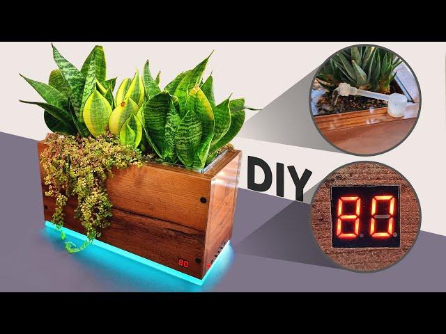 how to make Smart Plant Pot (Self Watering Plant Pot)