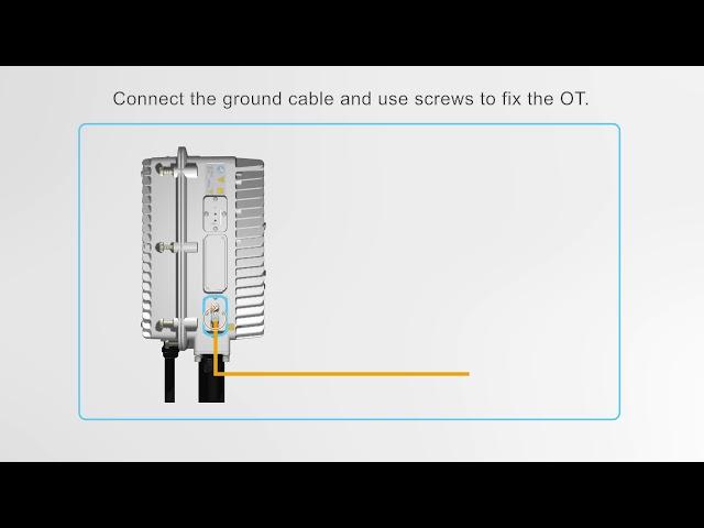 HUAWEI Access Network-MA5811S-DE16 Installation Guide-Connect the PGND cable