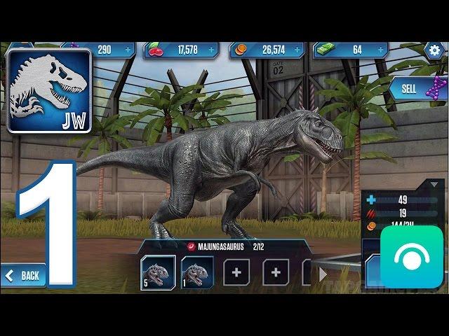 Jurassic World: The Game - Gameplay Walkthrough Part 1 - Level 1-4 (iOS, Android)