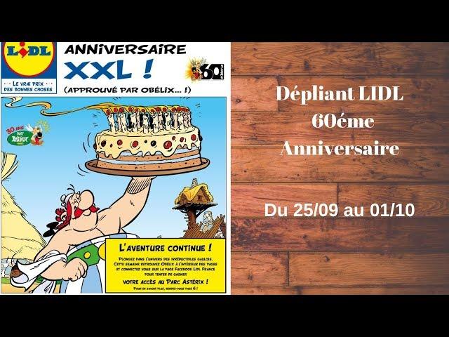 Dépliant LIDL  60éme Anniversaire Du 25/09 au 01/10