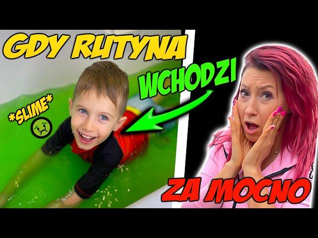 CAŁA ŁAZIENKA W SLIME *byłam w szoku* Wieczorna Rutyna Marivo Vlog #70