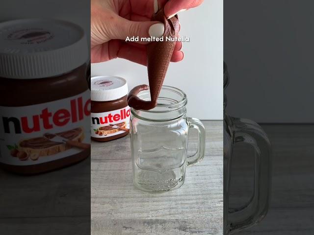 The Best Nutella Milkshake! 3-ingredients