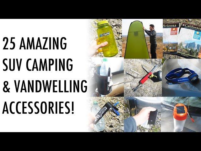 25 Great SUV Camping & Vandwelling Accessories