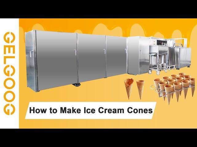 How to Make Ice Cream Cones Crispy  Cone Manufacturing Machine