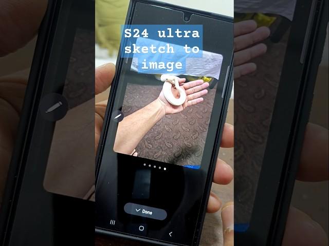 Samsung s24 ultra sketch to image ai #s24ultra #sketch #ai #shorts