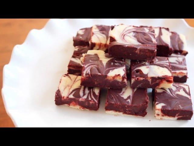 Red Velvet Swirl Fudge | SweetTreats