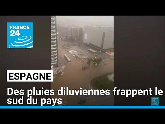 Des pluies diluviennes frappent le sud de l'Espagne • FRANCE 24