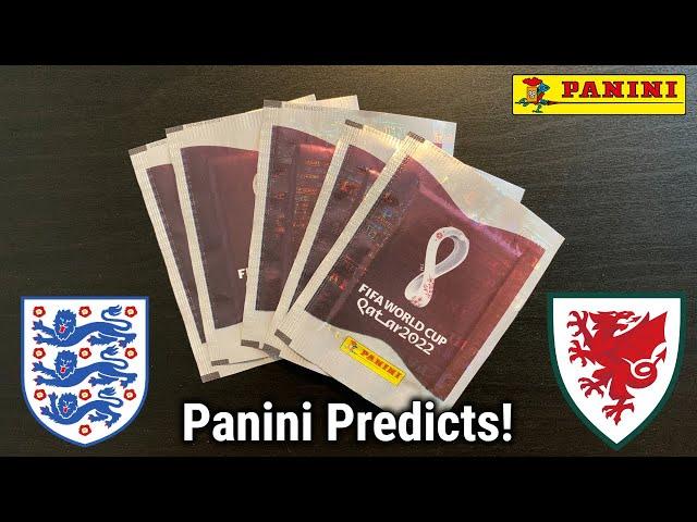 Panini FIFA World Cup Qatar 2022 Stickers Predict England vs Wales Score! PACK OPENING!