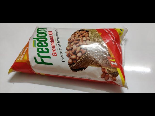 Freedom Groundnut Oil Price | Hands On 1 Liter Packet