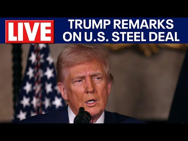 LIVE: President Donald Trump to deliver remarks at U.S. Steel Deal Rally