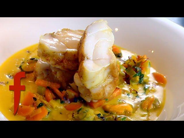 Gordon Ramsay Demonstrates How To Make Monkfish with a Mussel Broth | The F Word