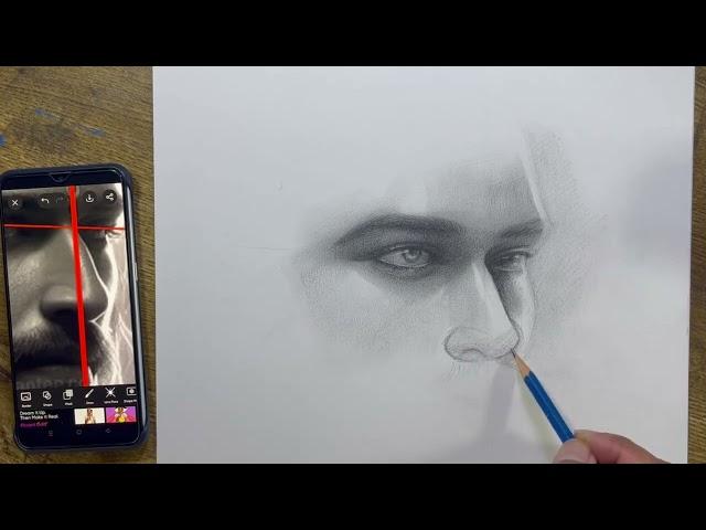 Face Drawing ka Sabse Importrant Point  | Drawing Class in Hindi | two lines mthd | Lord Shiva