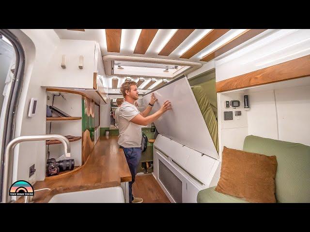 Cleverly Designed Camper Van w/ Murphy Bed, Office & Tesla Power System