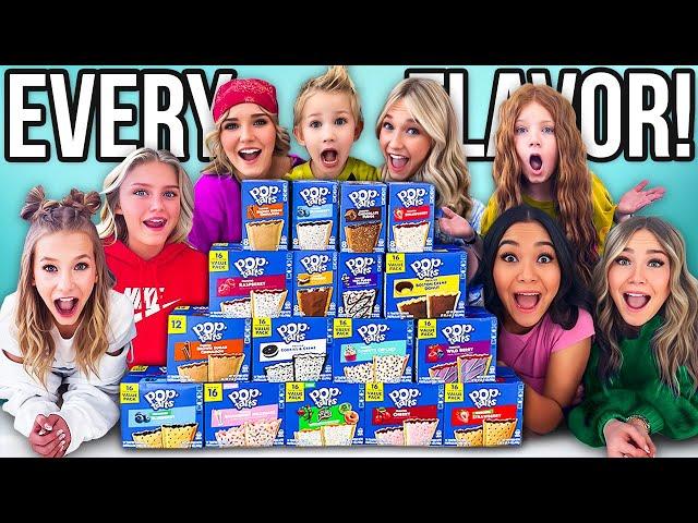 WE BOUGHT EVERY POP-TART!! WORLDS BiGGEST TASTE TEST!  