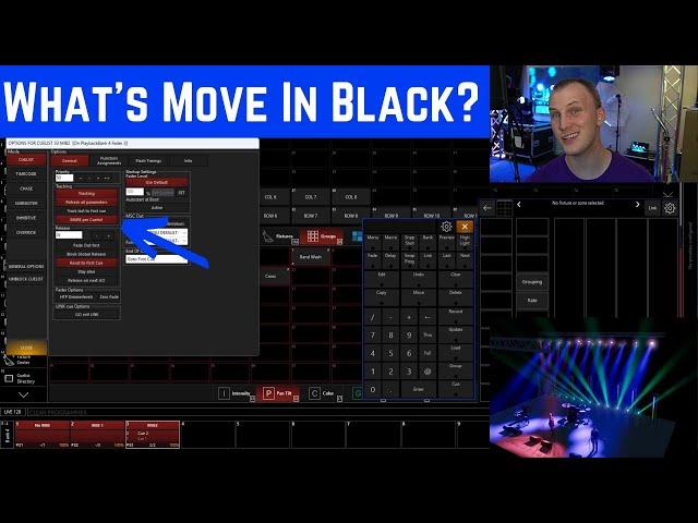 How To Make a Light Move in Black / Mark Cue In ONYX