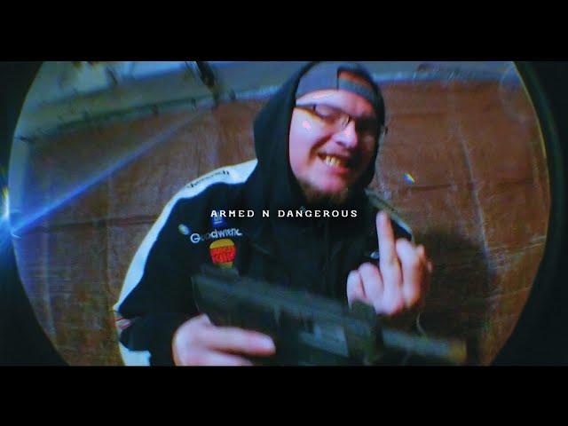 $KRRT COBAIN - ARMED N DANGEROUS [OFFICIAL MUSIC VIDEO]