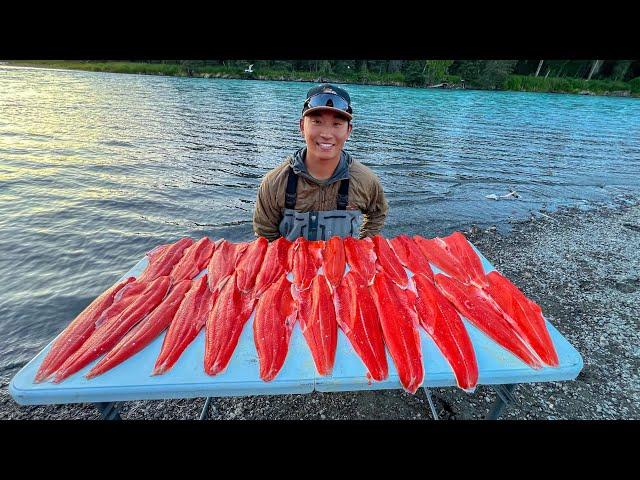FRESH Sockeye Salmon Overnight Fishing Trip! (FILLING THE FREEZER)