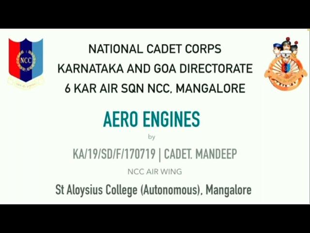 Special Subject Video Lecture 9: Aeroengines