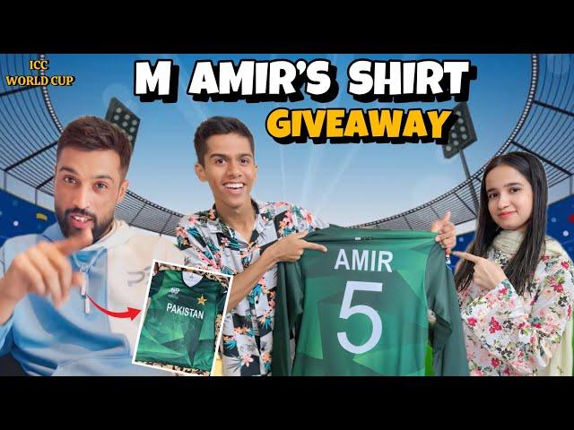 M Amir’s Shirt Giveaway| ICC T20 World Cup Shirt | AK VLOGS