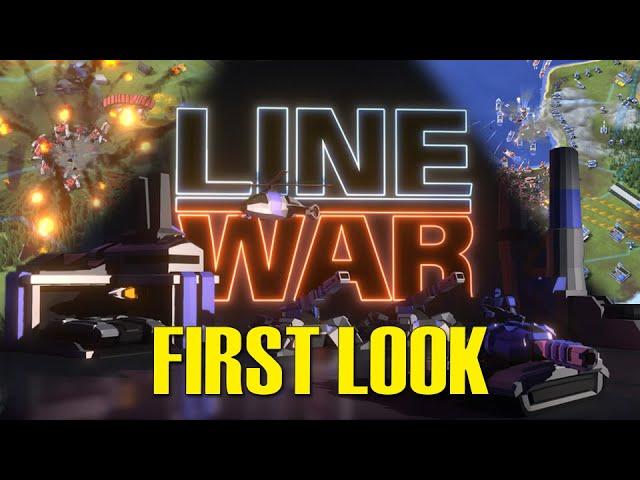 FIRST LOOK! A New And Innovative RTS? - Line War