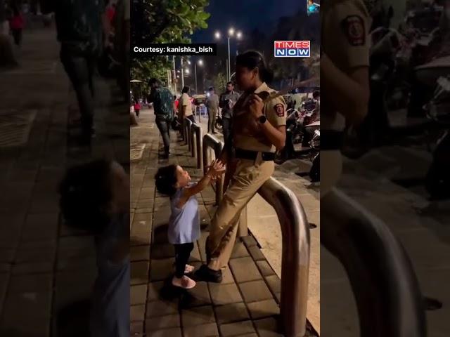 An Adorable Exchange Between A Cute Little Girl And Mumbai Police #shorts