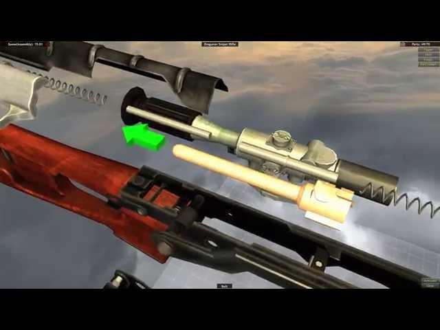 Dragunov sniper rifle