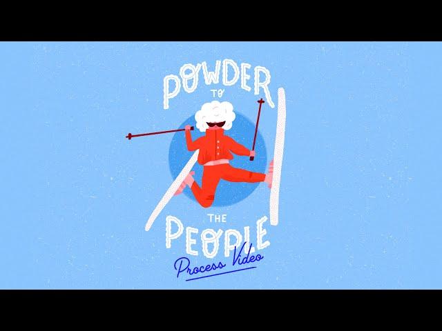 Draw With Me! Powder To The People Lettering + Illustration Process