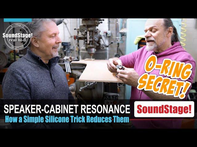 Laurence Dickie's  Amazing Music Box, Silicone O-Ring Speaker-Cabinet Demonstration (Ep:62)