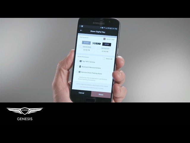 Using Your Digital Key | Genesis GV70 | How-To | Genesis USA