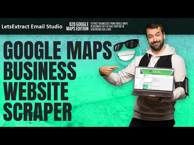 How to Scrape Extract Email from Google Map | Google Business Directory |  Lets Extract Email Studio