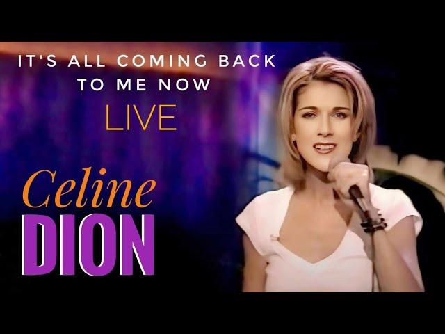 CELINE DION  It's All Coming Back To Me Now  (Live on The Tonight Show) + Interview) 1996