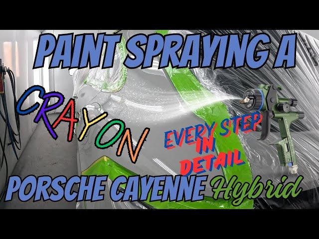 Spray Painting a Brand New Porsche Cayenne Hybrid, Probably the Most Detailed Video on YouTube 