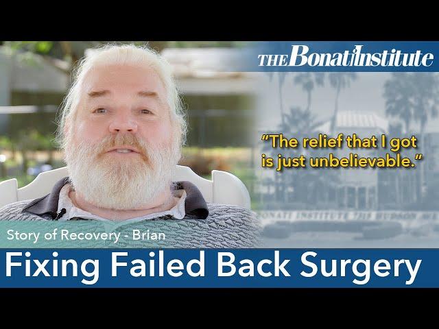 Fixing Failed Back Surgery: Brian's Story