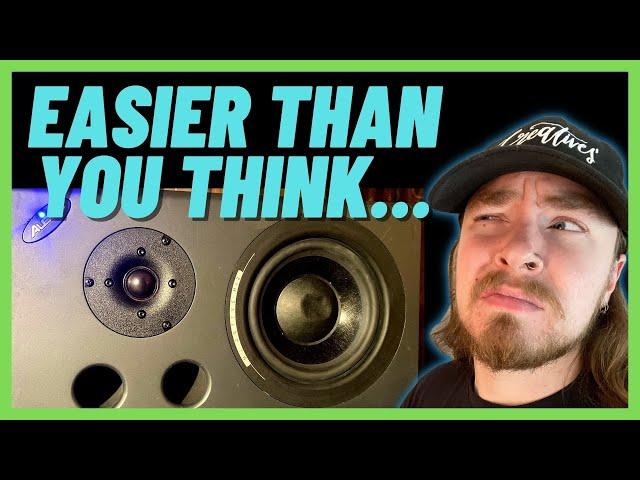 Fixing a broken studio monitor