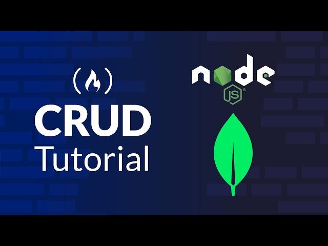 CRUD API Tutorial – Node, Express, MongoDB