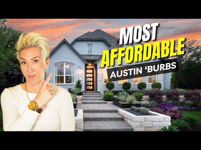 Most AFFORDABLE Suburbs Near Austin Texas! [Ranked]