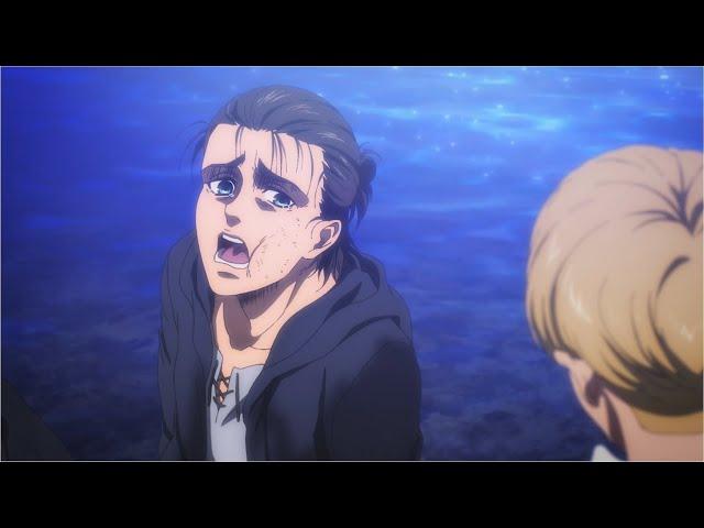 The Infamous Eren Yeager Crying Scene (English Dub) | Attack on Titan Finale