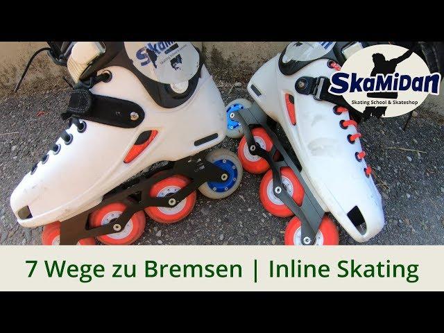 Skates: Endlich bremsen lernen // How To Brake And Stop - 7 Ways - Fitness Inline Basics #02