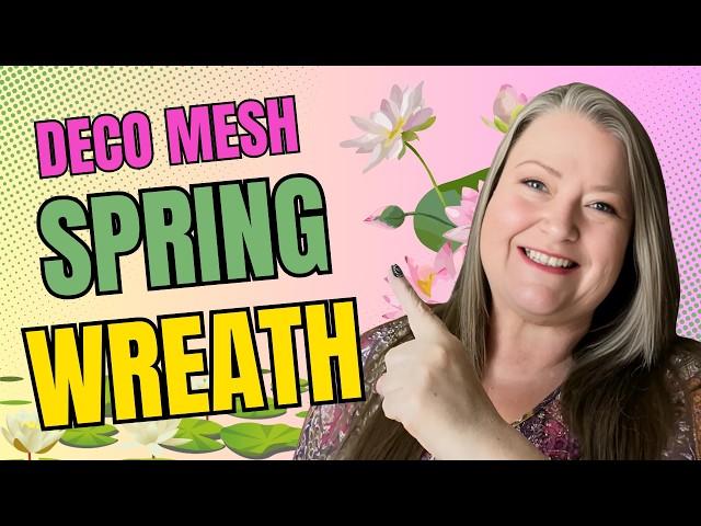 Deco Mesh Spring Wreath Adorable Dollar Tree Spring Deco Mesh Wreath For Your Front Door Spring DIY