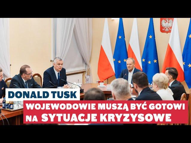 Donald Tusk - Narada z wojewodami w Białymstoku, 11.06.2024