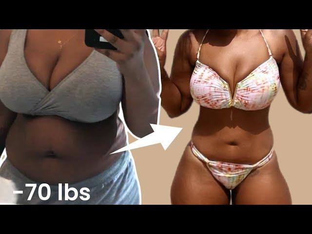 HOW I LOST WEIGHT WITHOUT LOOSE SKIN AND STRETCH MARKS | Down 70 pounds