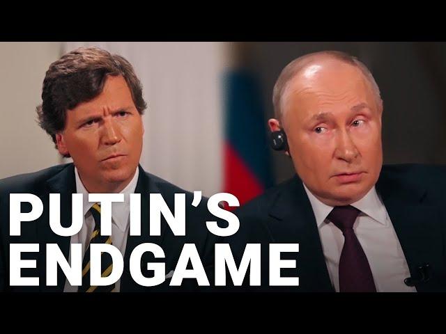 Putin hints at Russia's military strategy for Ukraine in Tucker Carlson Interview