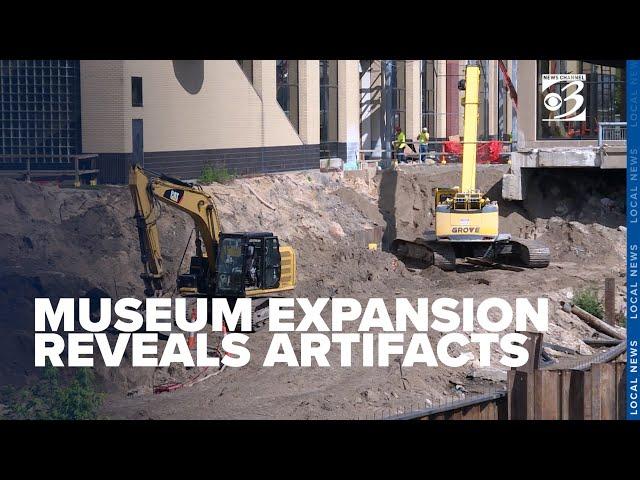 100-year-old industrial artifacts uncovered during Grand Rapids museum expansion