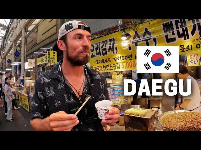 American Eats BUGS At Korean Market - How Is It!? (Bike Touring Korea Ep#4)