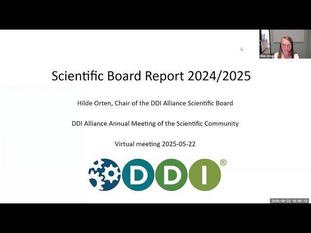 DDI Alliance Annual Meeting of the Scientific Community (May 2025)